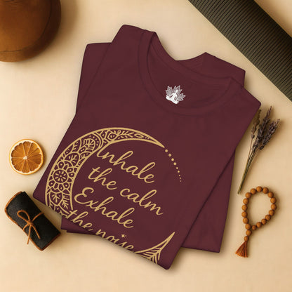 Inhale Calm – Exhale the Noise Tee