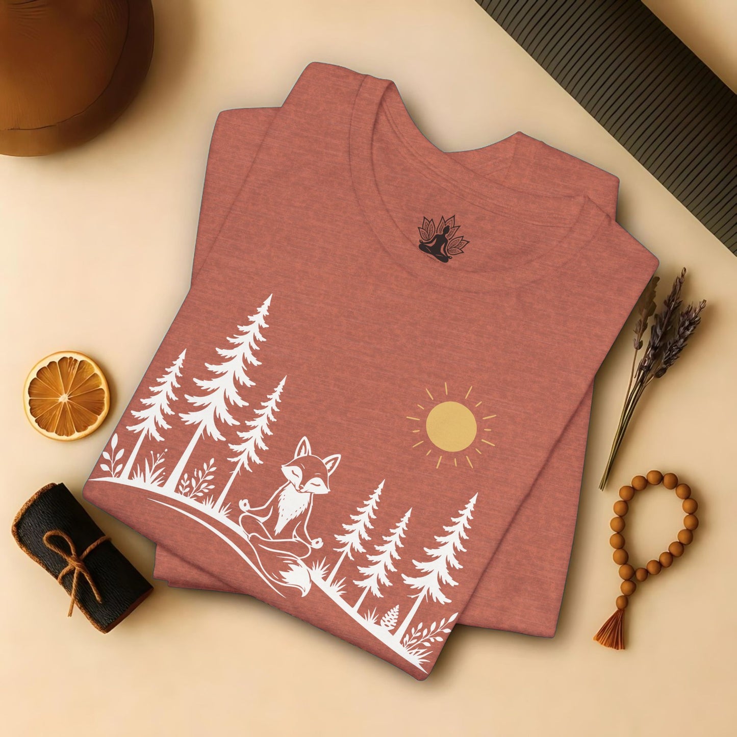 Peaceful Forest Fox Tee