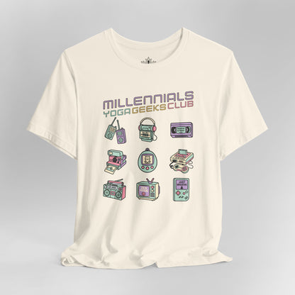 Yoga Geeks – Retro Millennials Tee