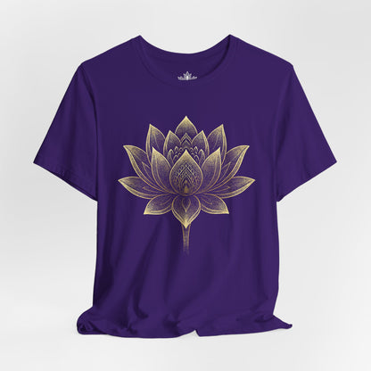 Golden Lotus Flower Tee