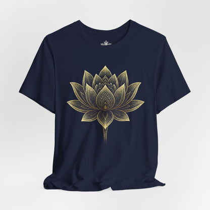 Golden Lotus Flower Tee