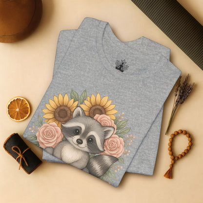 A Savasana Mood – Cute Raccoon Yoga Tee
