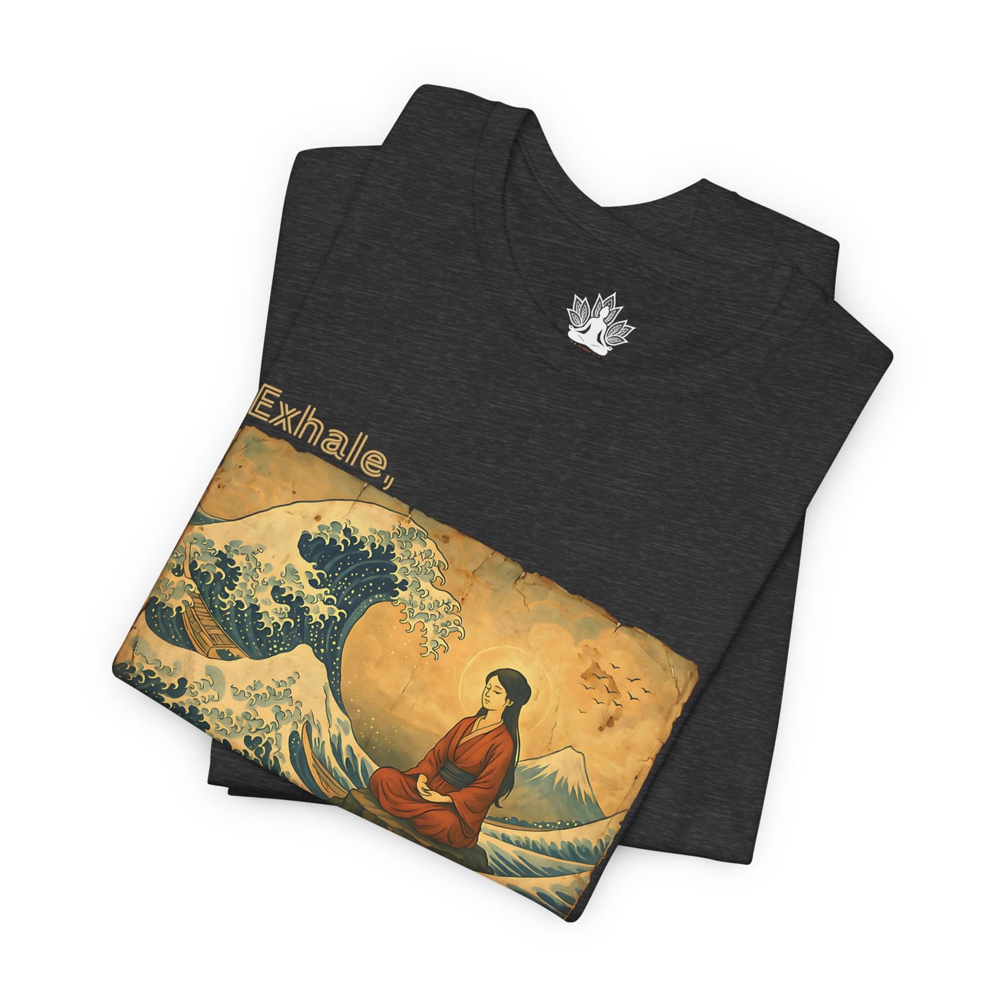 Exhale – Mindful Japanese Wave Men Tee