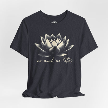 No Mud, No Lotus Shadow Art Tee