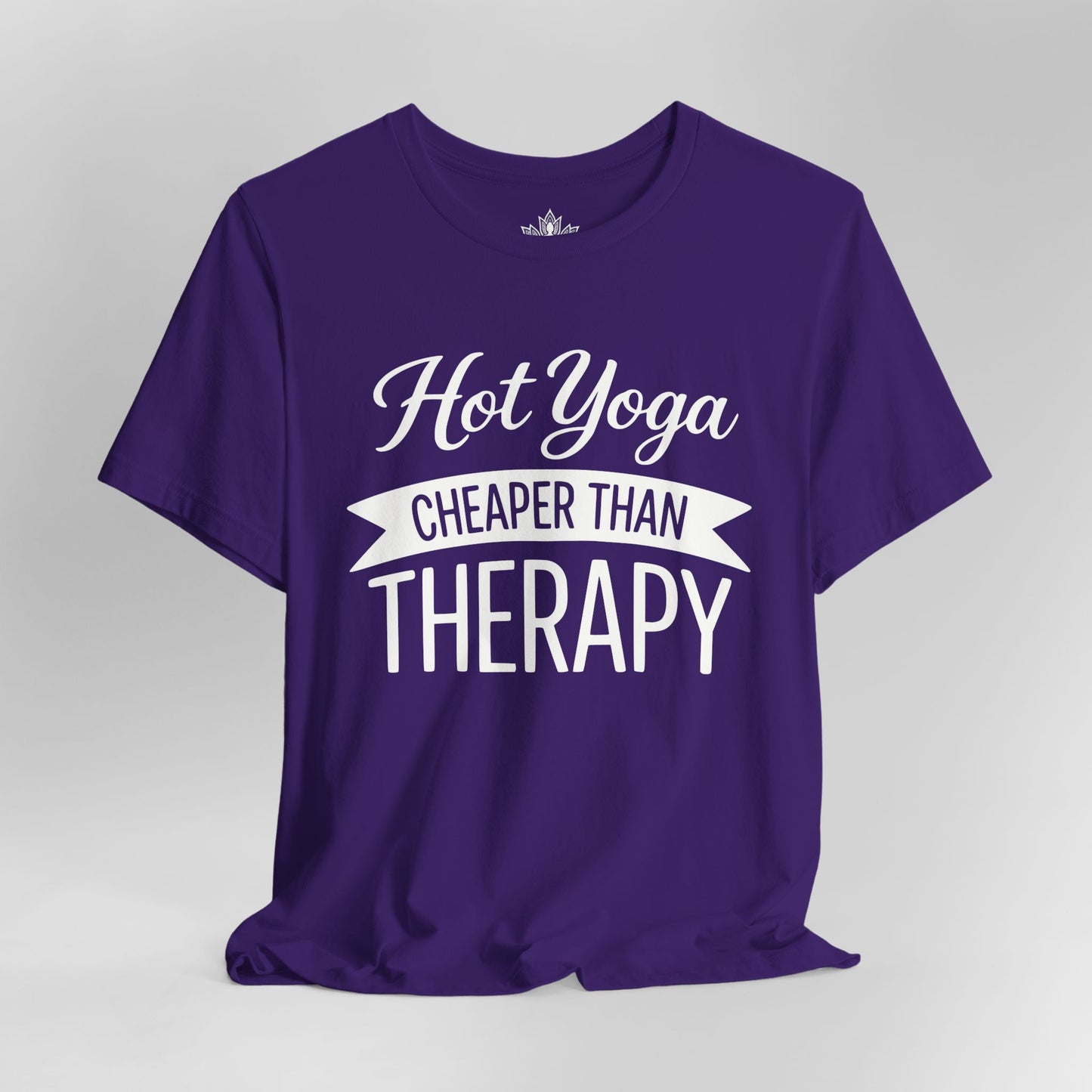 Hot Yoga Cheaper Than Therapy Tee