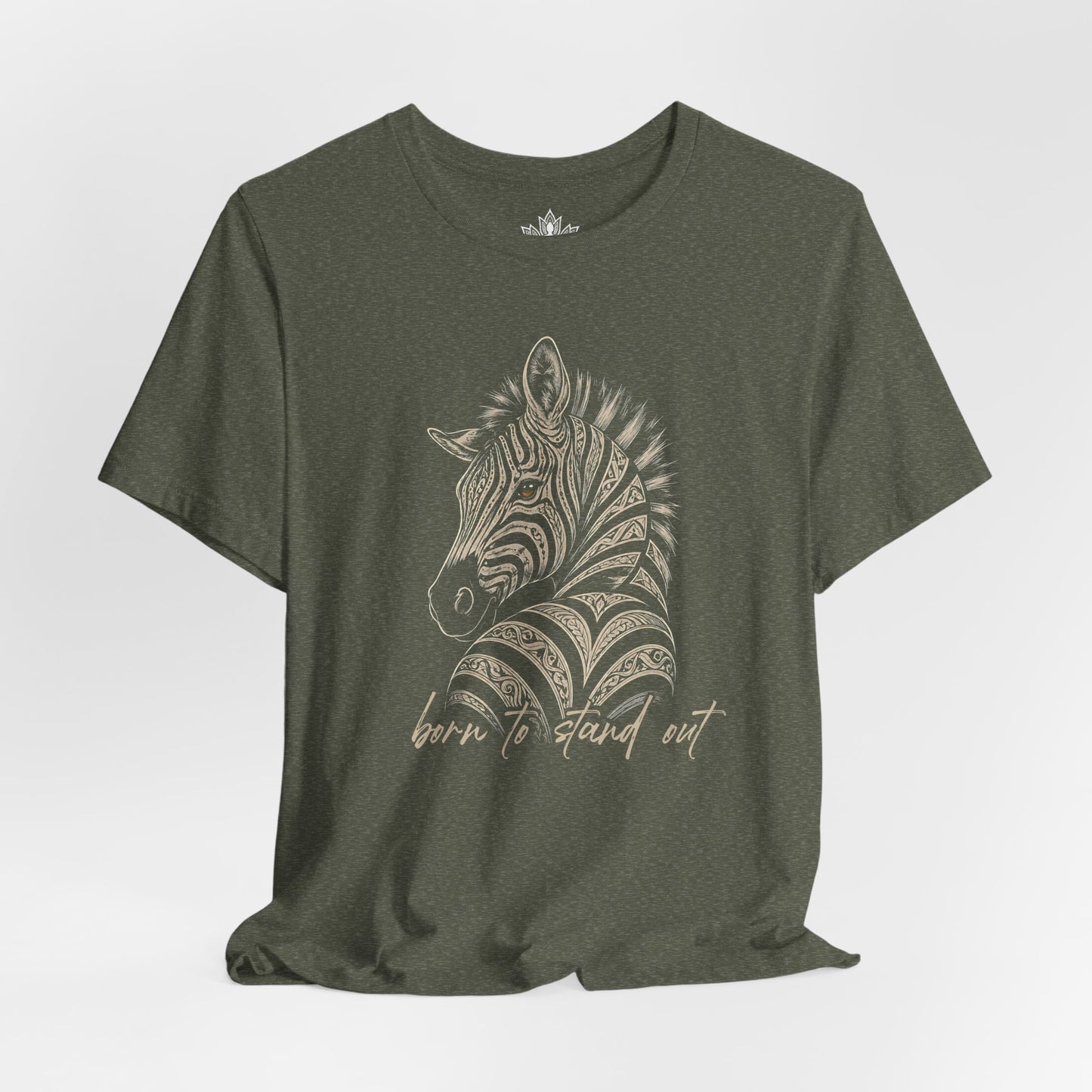 Born To Stand Out Zebra Tee