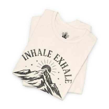 Inhale Exhale Repeat - Mountain Peace Men Tee