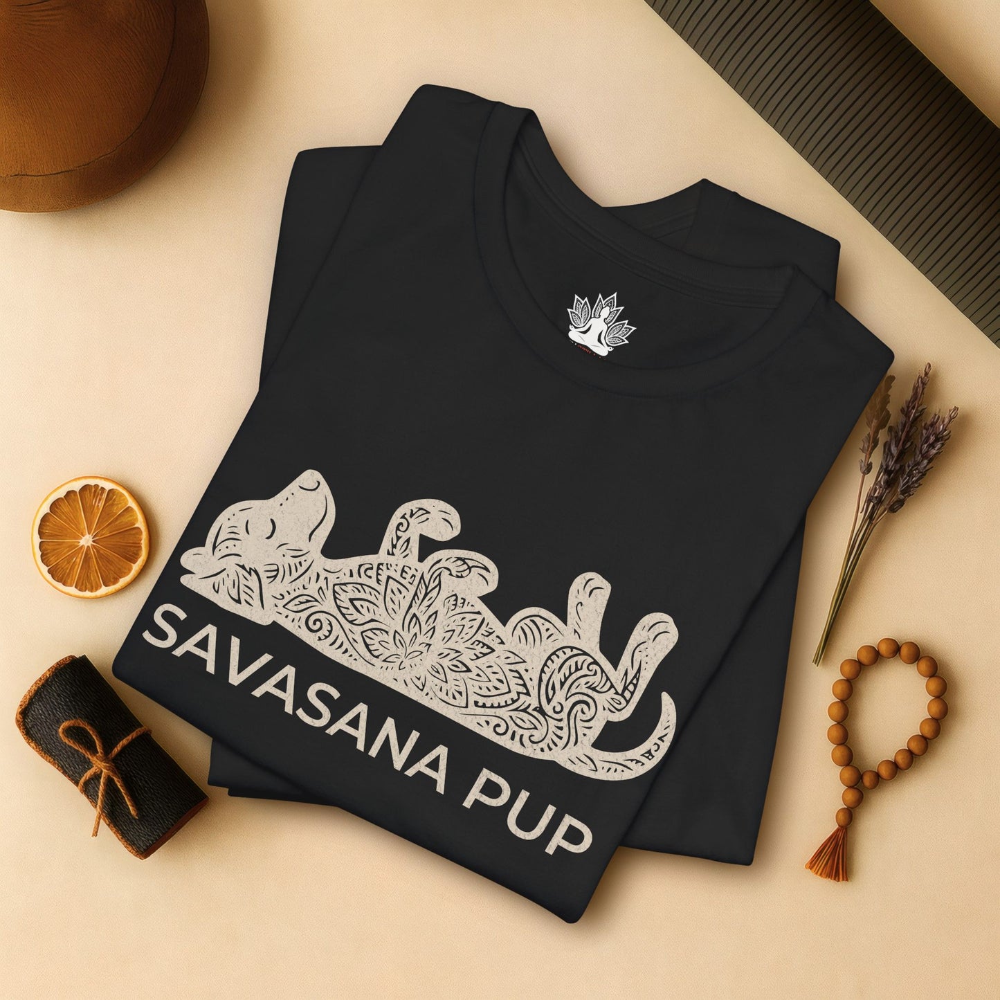 Chill Mandala Dog - Savasana Pup Tee