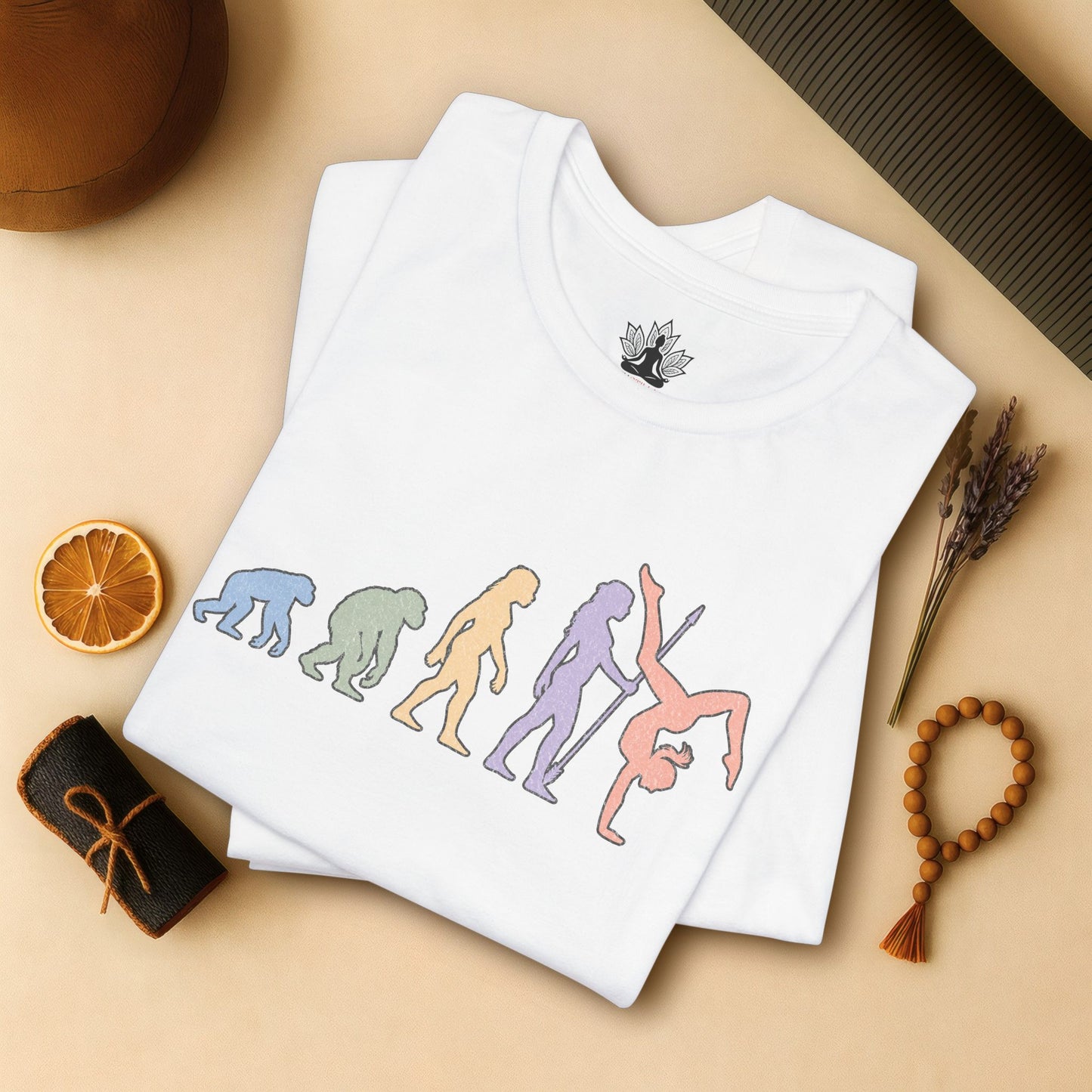 Yoga Evolution – From Primate to Asana Tee