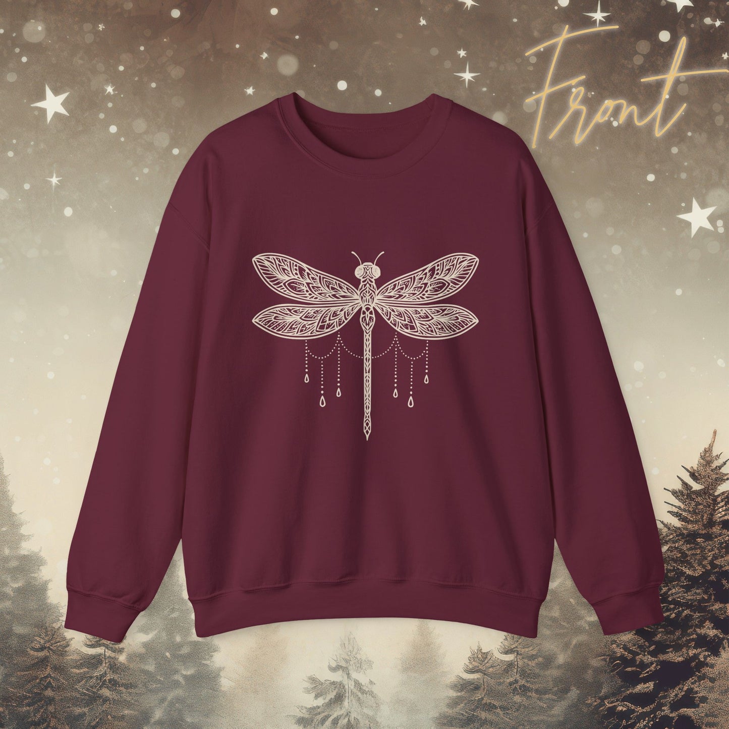 Mandala Dragonfly - Serenity Sweatshirt