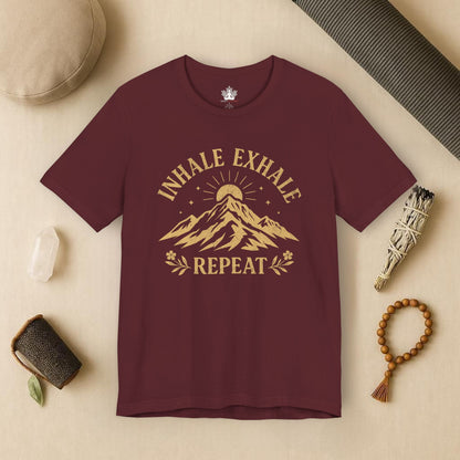 Inhale Exhale Repeat - Mountain Peace Tee