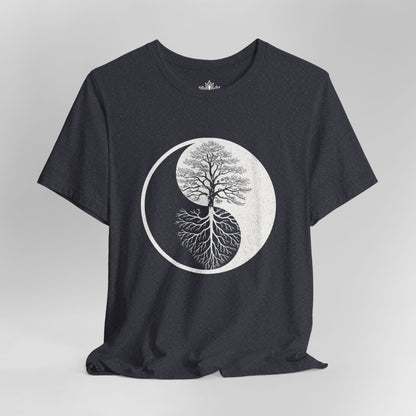 Yin Yang Tree of Balance - Spiritual Nature Tee