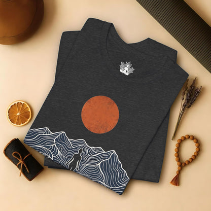 Retro Mountain Pose Tee