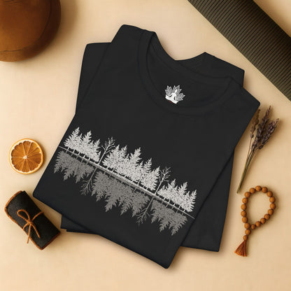 Mindful Forest – Reflection Nature Yoga Tee