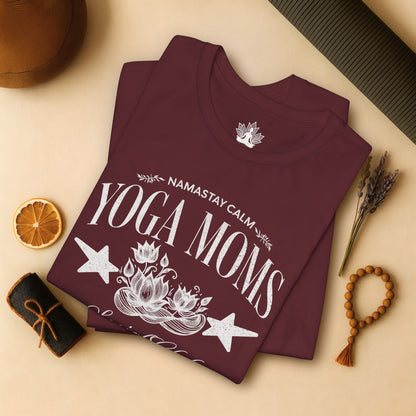 Yoga Moms – Namastay Calm Social Club Tee