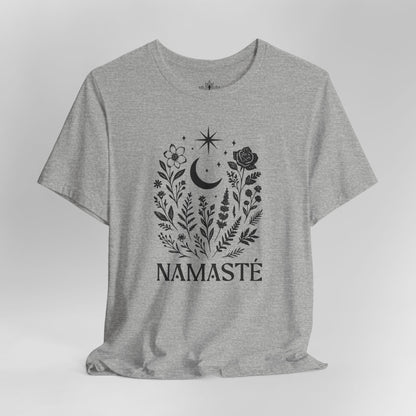 Namasté Bloom – Floral Yoga Tee
