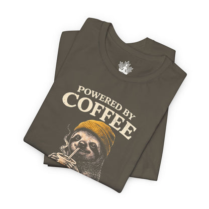 Powered By Coffee & Savasana Men Tee