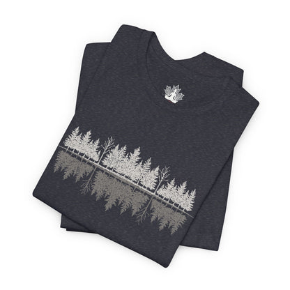 Mindful Forest – Reflection Nature Yoga Men Tee