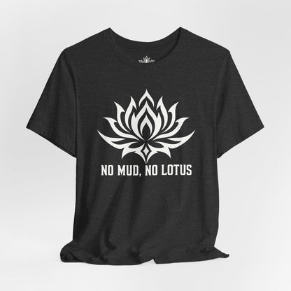 No Mud, No Lotus Tribal Art Men Tee