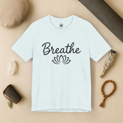 Breathe Lotus - Minimalist Yoga Class Tee
