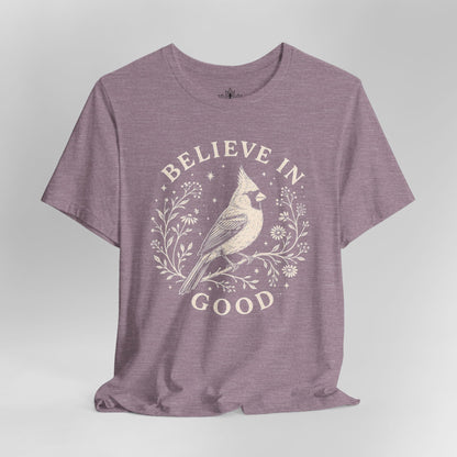 Believe In Good Cardinal Bird Tee