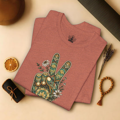 Boho Peace Hand Tee
