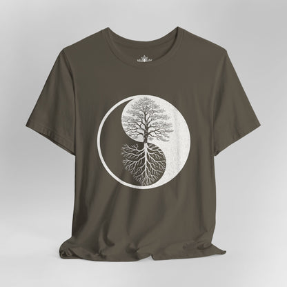 Yin Yang Tree of Balance - Spiritual Nature Tee