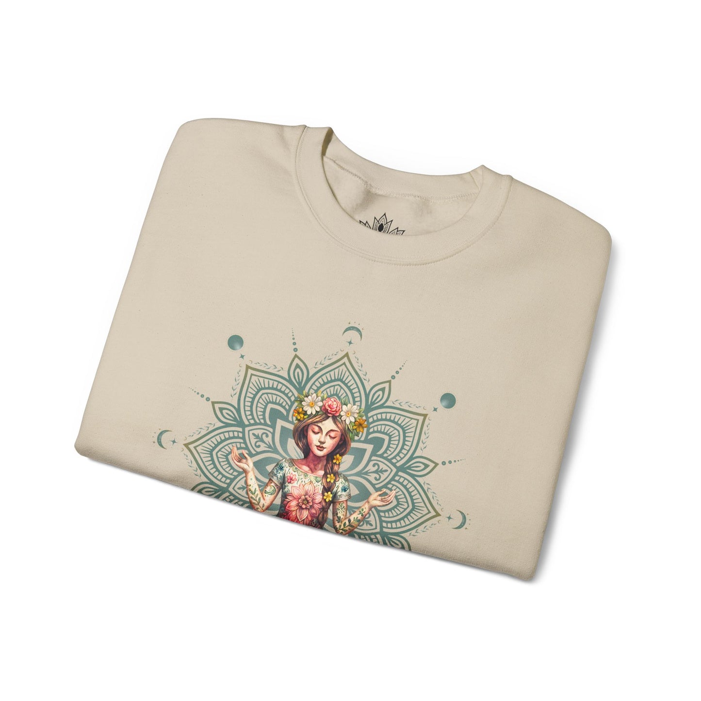Boho Floral Mandala Sweatshirt