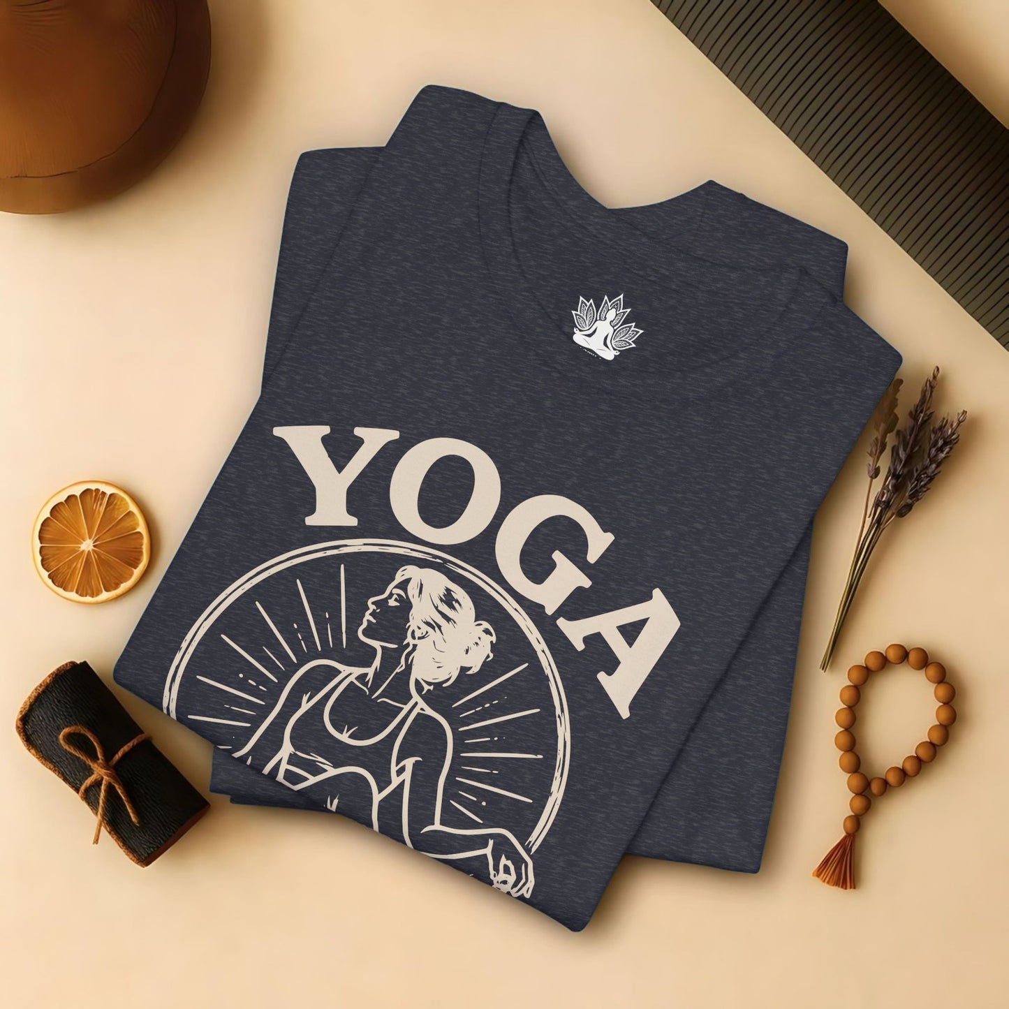 Yoga Because Murder Is Wrong Retro Tee