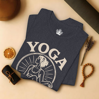 Yoga Because Murder Is Wrong Retro Tee