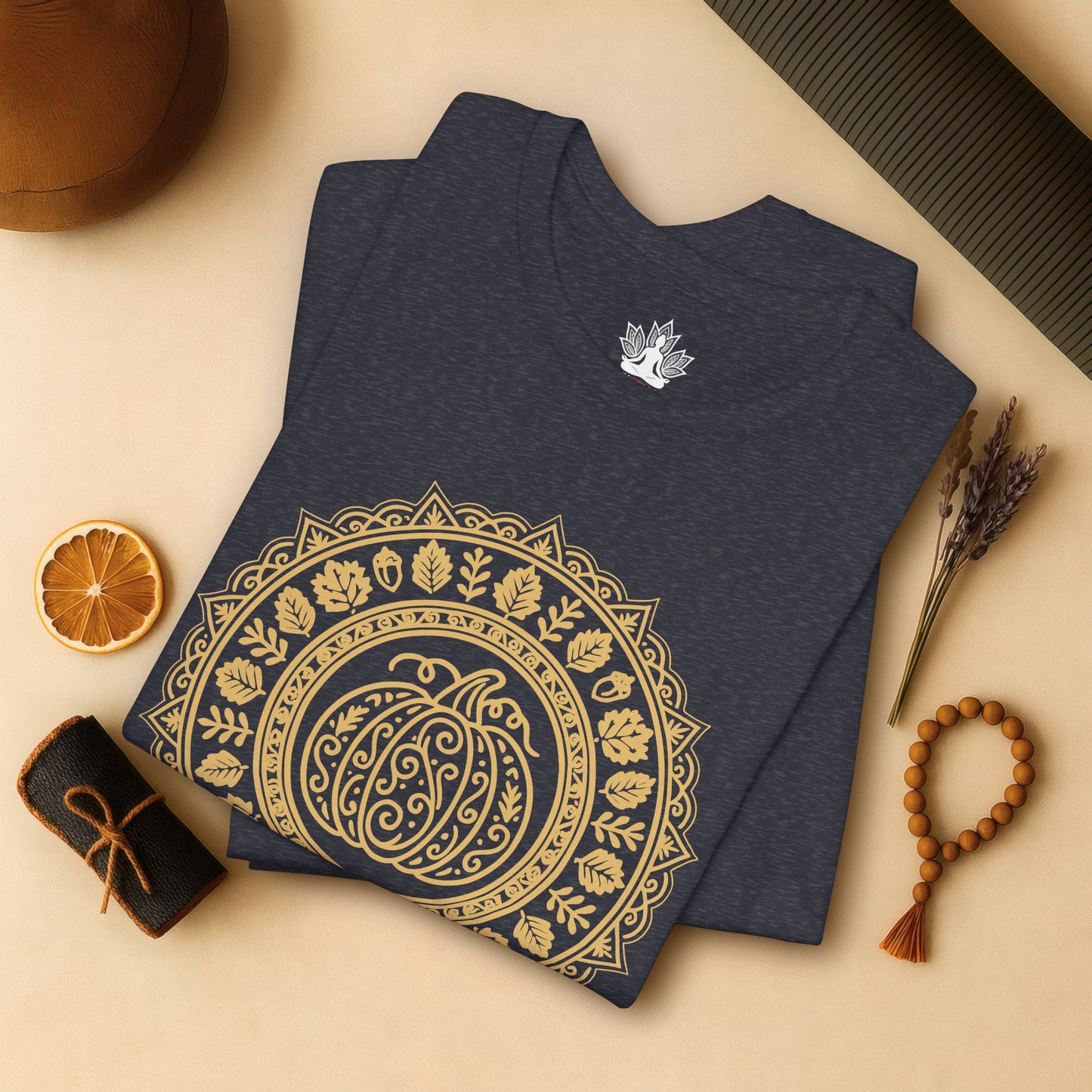 Pumpkin Mandala - Fall Yoga Tee