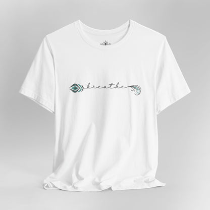 Breathe Feather Flow - Mindful Calm Tee