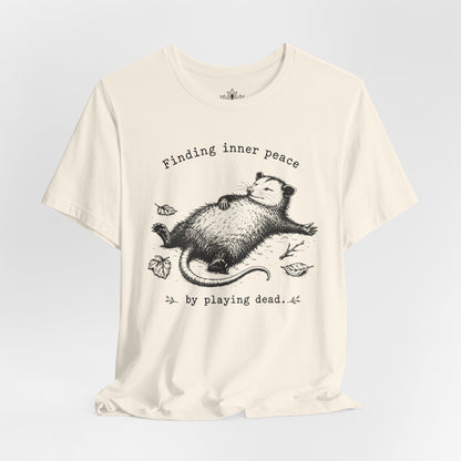 Finding Inner Peace Possum Tee