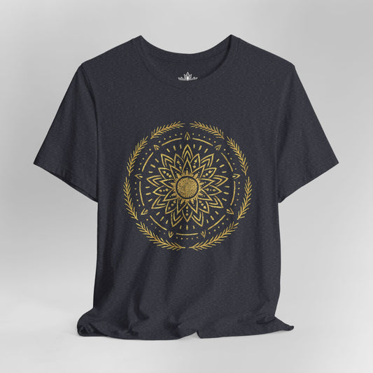 Golden Mandala – Sacred Balance Men Tee