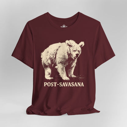 Post-Savasana Sleepy Bear Men Tee
