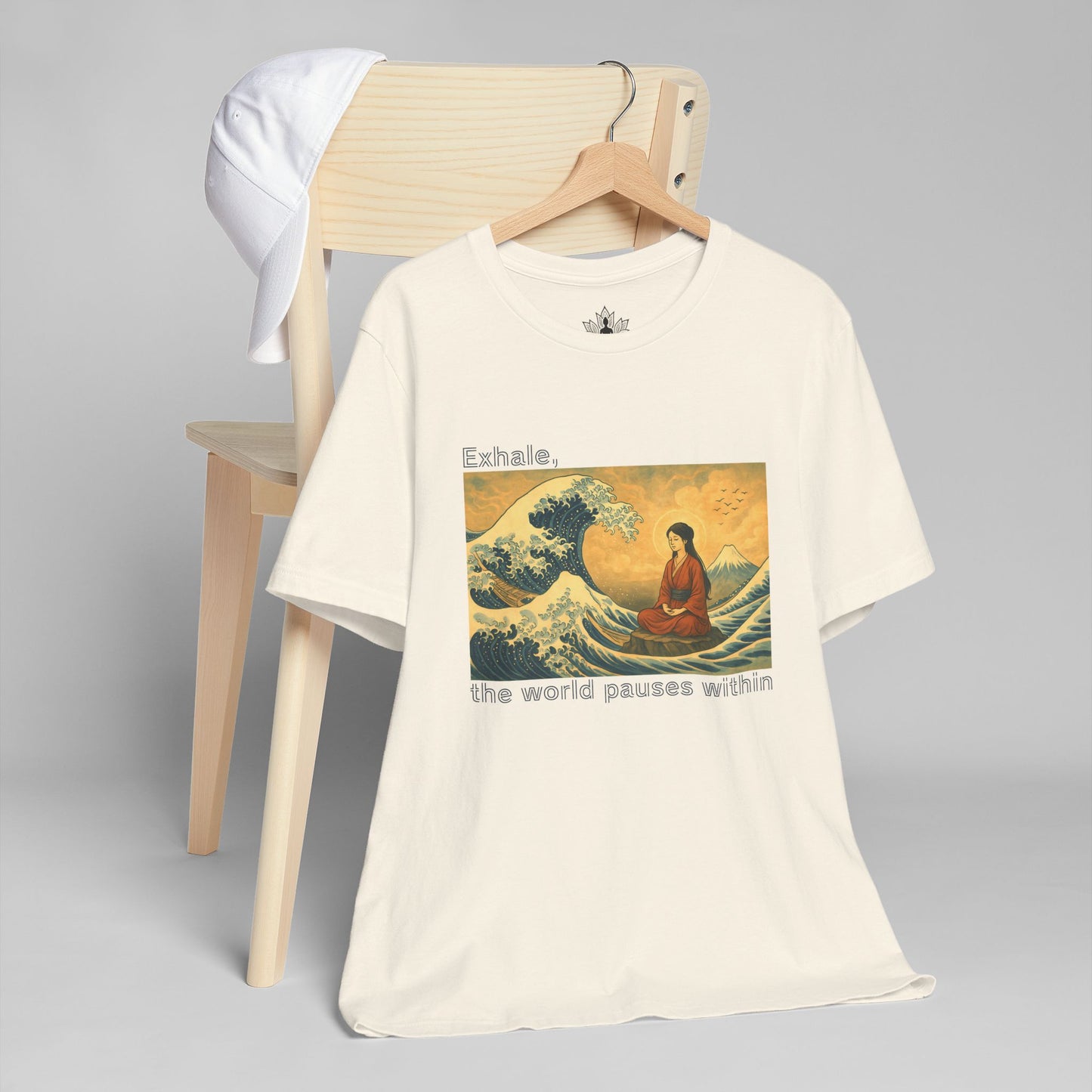 Exhale – Mindful Japanese Wave Men Tee