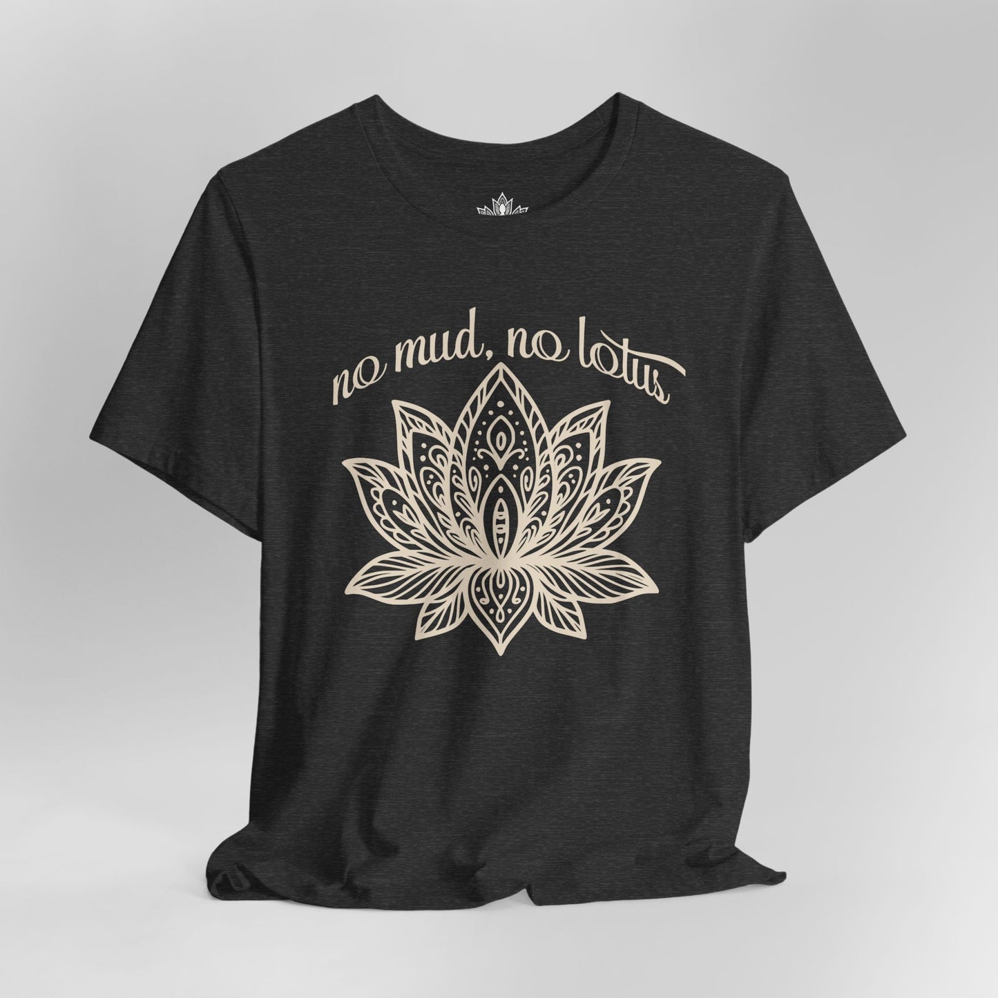 No Mud No Lotus - Mandala Art Yoga Tee