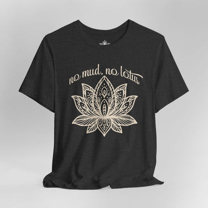 No Mud No Lotus - Mandala Art Yoga Tee
