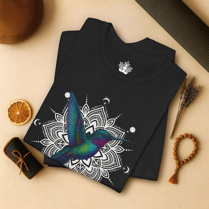 Hummingbird – Mandala Spiritual Flight Tee