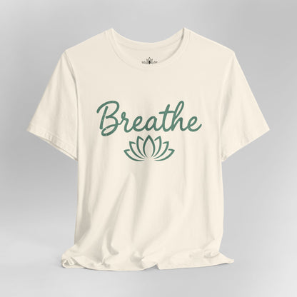Breathe Lotus - Minimalist Yoga Class Tee