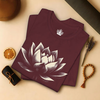White Lotus Shadow Art Tee