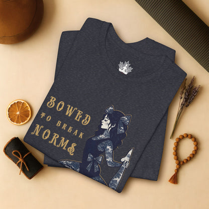Bowed to Break Norms – Dark Coquette Tee