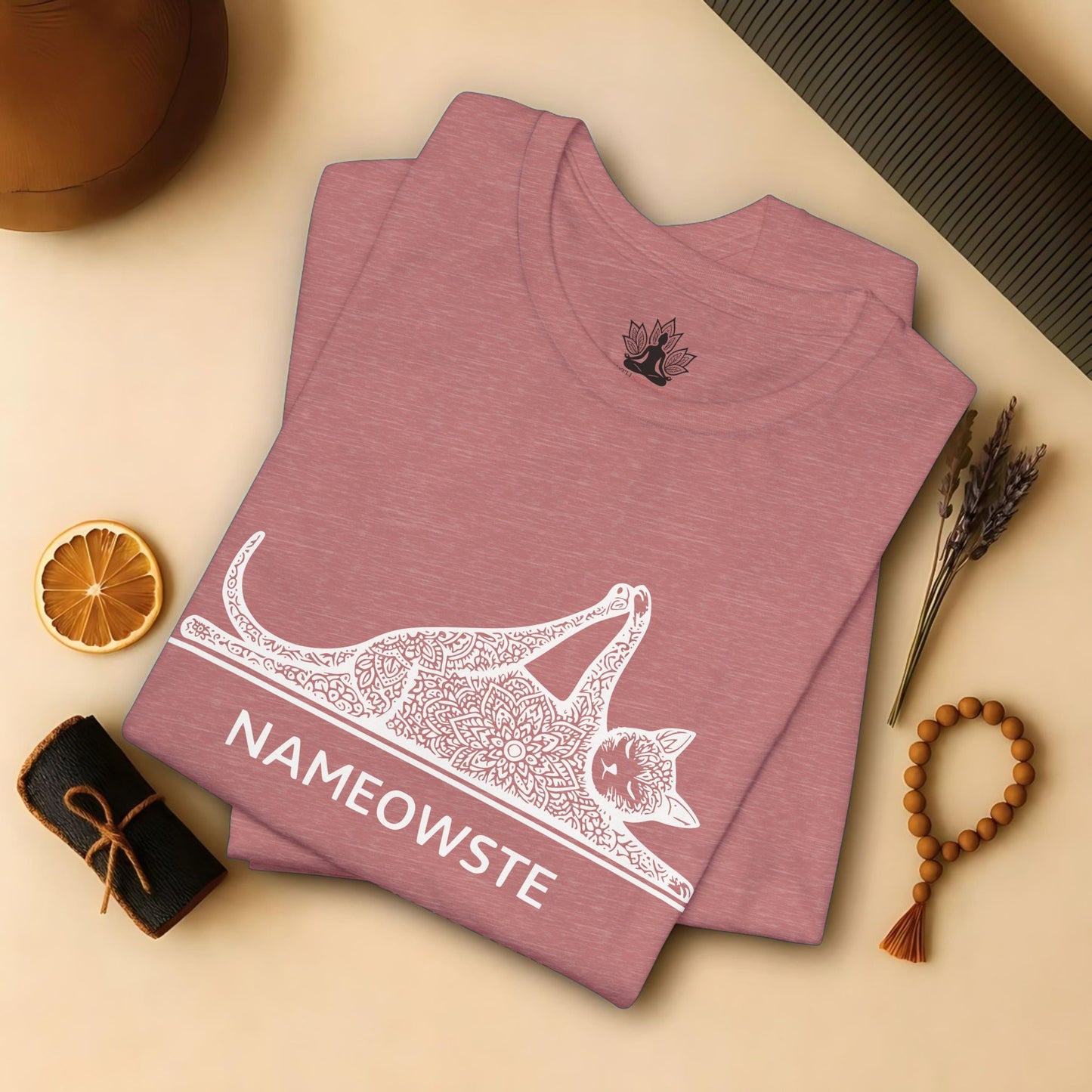 Nameowste Mandala Cat Tee