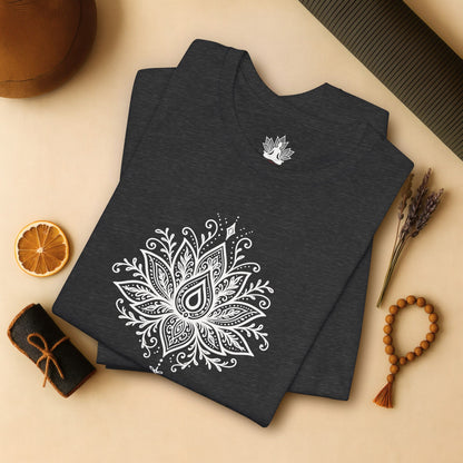 Breathe Lotus Mandala - Mindful Yoga Tee