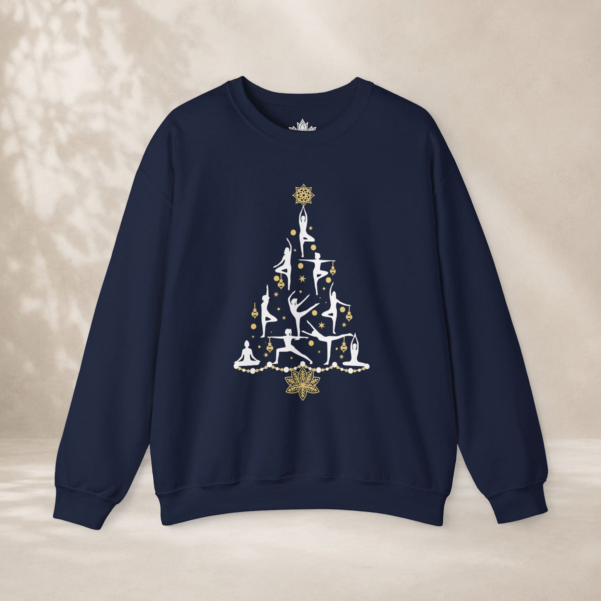Yoga Poses Christmas Tree Sweatshirt