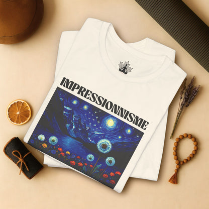 Lake Louise Moon & Mountains – Van Gogh Inspired Tee