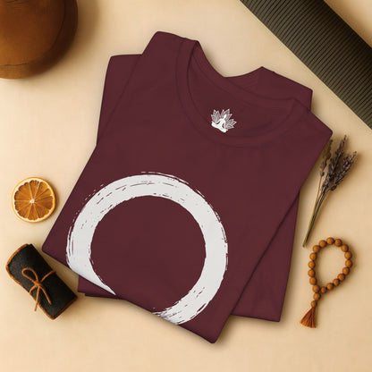Zen Enso Circle – Minimalist Mindfulness Tee