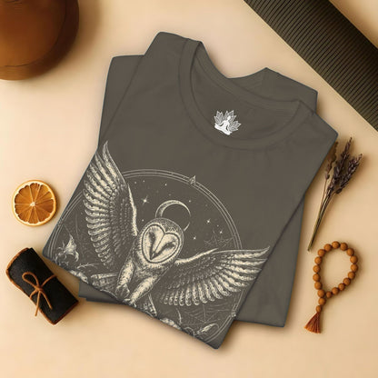 Mandala Owl Halloween Tee