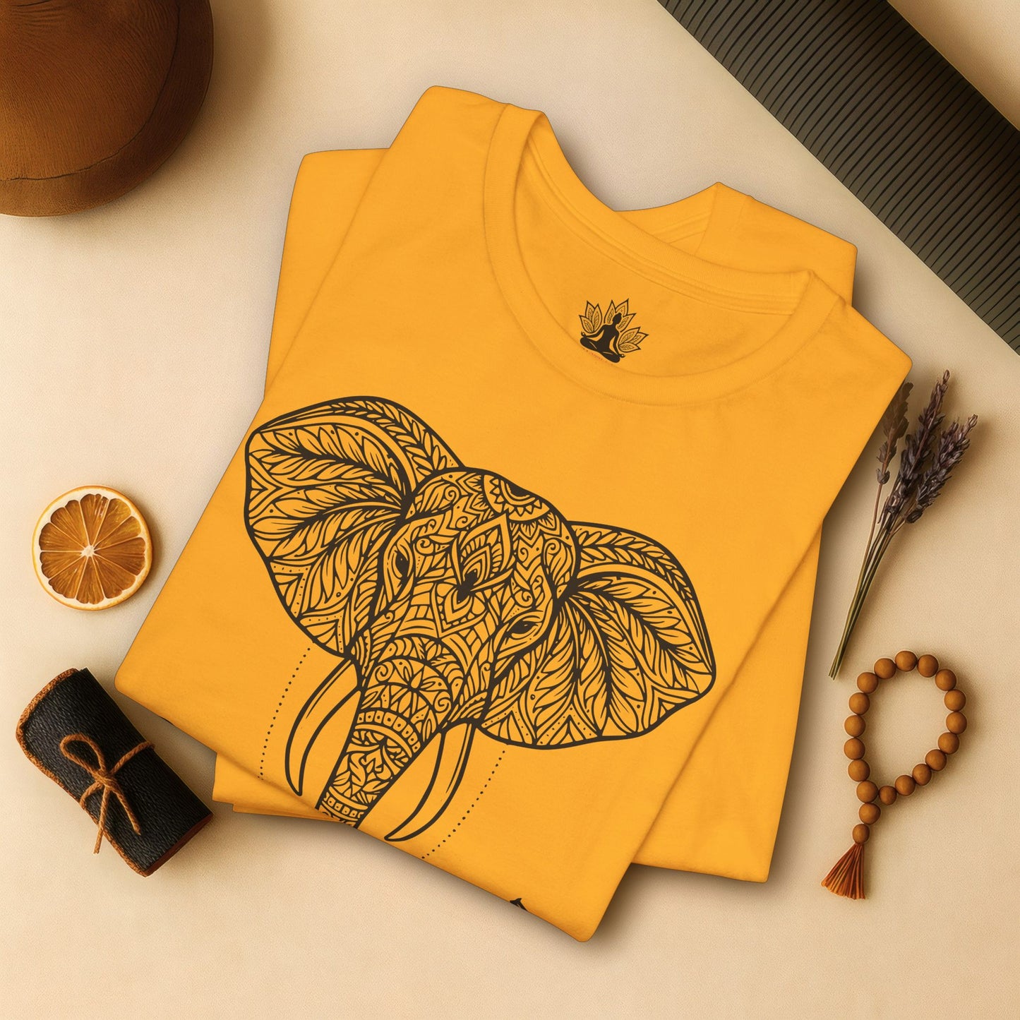 Elephant Mandala Art – Choose Wisdom Tee