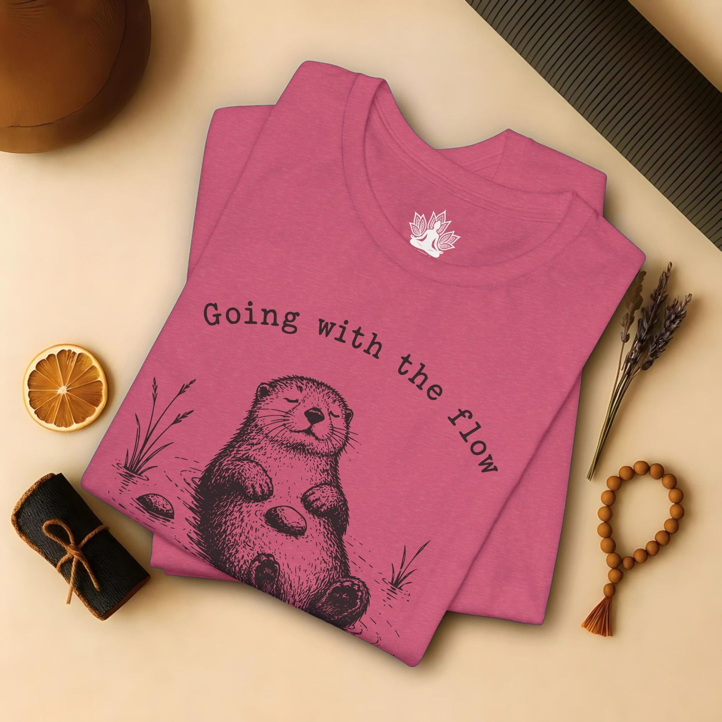 Going With The Flow Otter Tee